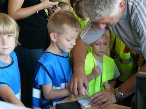 policja, ostroda, otwarte jednostki policji, kpp ostroda, policjanci, profilaktyka, dzieci, przedszkole, bezpieczenstwo, radiowoz, policjant, ruch drogowy