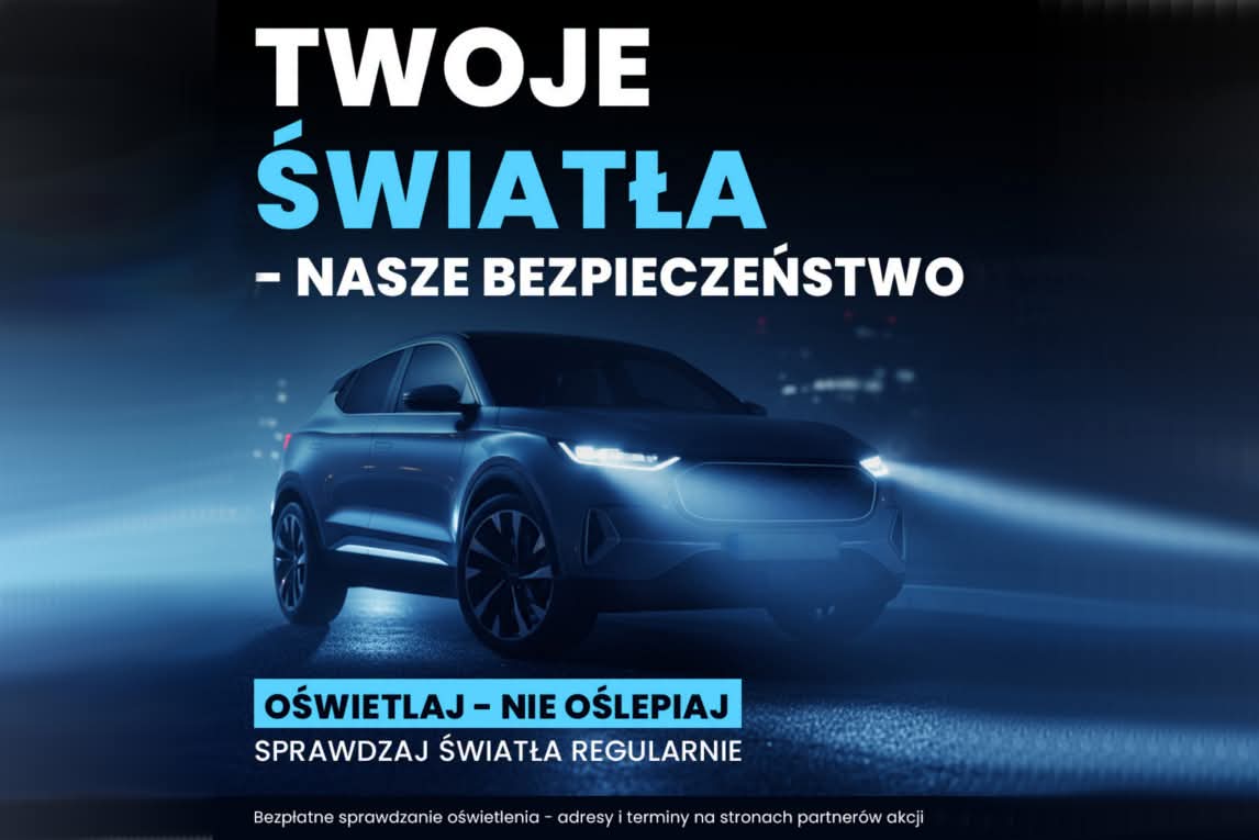 Bezpłatne sprawdzanie świateł pojazdów w powiecie ostródzkim